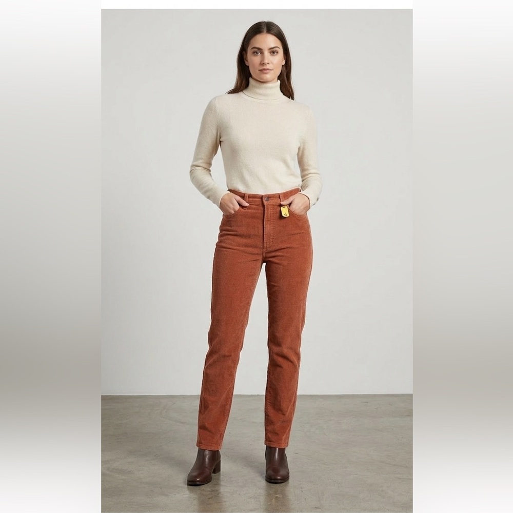Vintage 80’s Fiorucci Brown Corduroy Pants Women’s 25